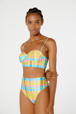 BIKINI HOT PANTS BELLE XADREZ CANDY BIKINI HOT PANTS BELLE XADREZ CANDY