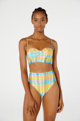 BIKINI HOT PANTS BELLE XADREZ CANDY BIKINI HOT PANTS BELLE XADREZ CANDY