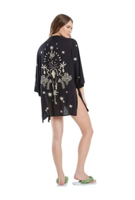 KIMONO JADE BORDADO KIMONO JADE BORDADO