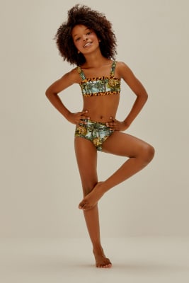 BIKINI NIÑITA BABADOS ARTE BOTÁNICA BIKINI NIÑITA BABADOS ARTE BOTÁNICA