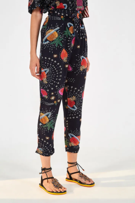 PANTALÓN CLOCHARD FRUTAS CÓSMICAS PANTALÓN CLOCHARD FRUTAS CÓSMICAS