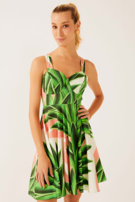 VESTIDO CORTO BUSTIER PALMEIRA VESTIDO CORTO BUSTIER PALMEIRA