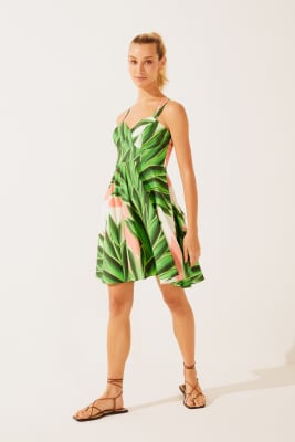 VESTIDO CORTO BUSTIER PALMEIRA VESTIDO CORTO BUSTIER PALMEIRA