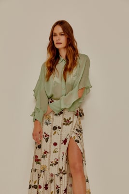 FALDA FLORAL BORDADO FALDA FLORAL BORDADO