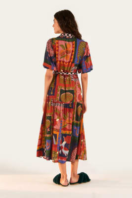 VESTIDO MIDI COLAGEM AMAZÓNICA VESTIDO MIDI COLAGEM AMAZÓNICA