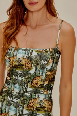 TRAJE DE BAÑO BOTOES ARTE BOTANICA TRAJE DE BAÑO BOTOES ARTE BOTANICA