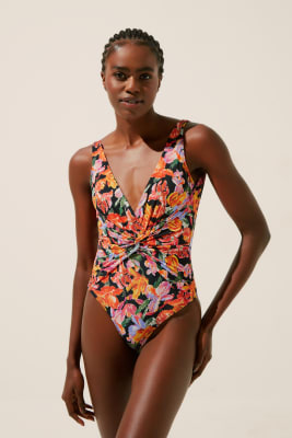 TRAJE DE BAÑO ALCA FLORAL IKAT TRAJE DE BAÑO ALCA FLORAL IKAT
