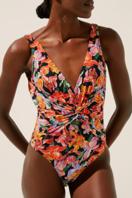 TRAJE DE BAÑO ALCA FLORAL IKAT TRAJE DE BAÑO ALCA FLORAL IKAT