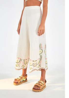 PANTALÓN BORDADO TROPICALEZA PANTALÓN BORDADO TROPICALEZA