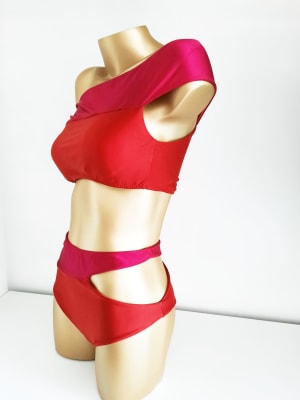 BIKINI CORDILHEIRA DUO LISO VERMELHO BIKINI CORDILHEIRA DUO LISO VERMELHO