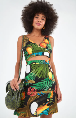 20 FARM VESTIDO DELIRIO PRETO 20 FARM VESTIDO DELIRIO PRETO