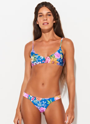 BIKINI CARLA FLOWER MIX BLUE GARDEN BIKINI CARLA FLOWER MIX BLUE GARDEN