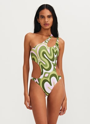 TRAJE DE BAÑO MIKA RETRO WAVES GREEN TRAJE DE BAÑO MIKA RETRO WAVES GREEN