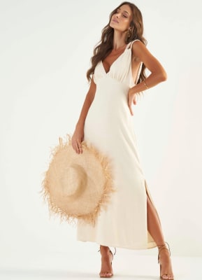 VESTIDO ZOE BEGE VESTIDO ZOE BEGE