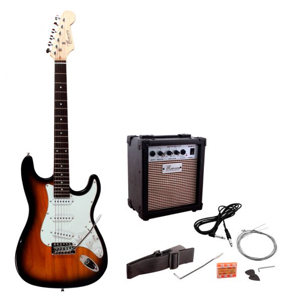 Kit Guitarra Eléctrica Mercury Sunburst | TECNO E-SIM | Tienda de  Tecnología y Música