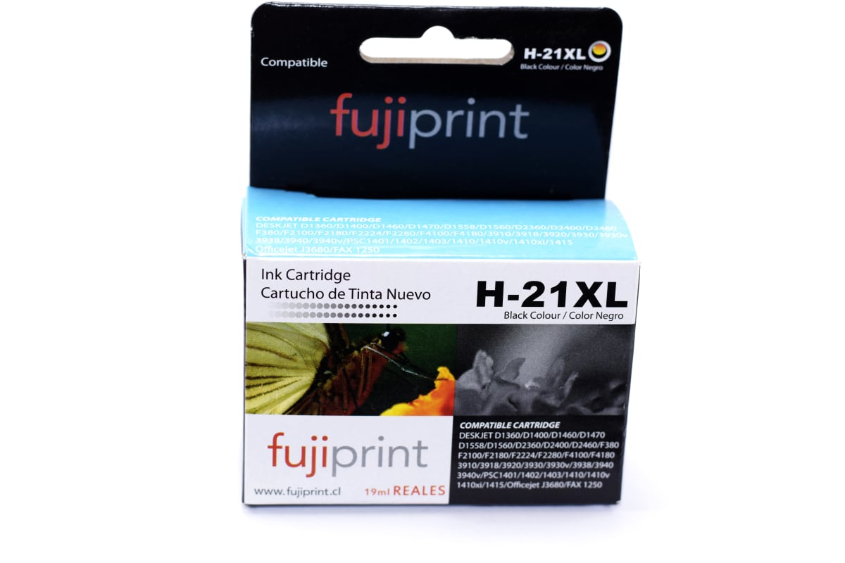 Tinta Alternativa Hp 21 xl Fujiprint negro | TECNO E-SIM | Tienda de  Tecnología y Música
