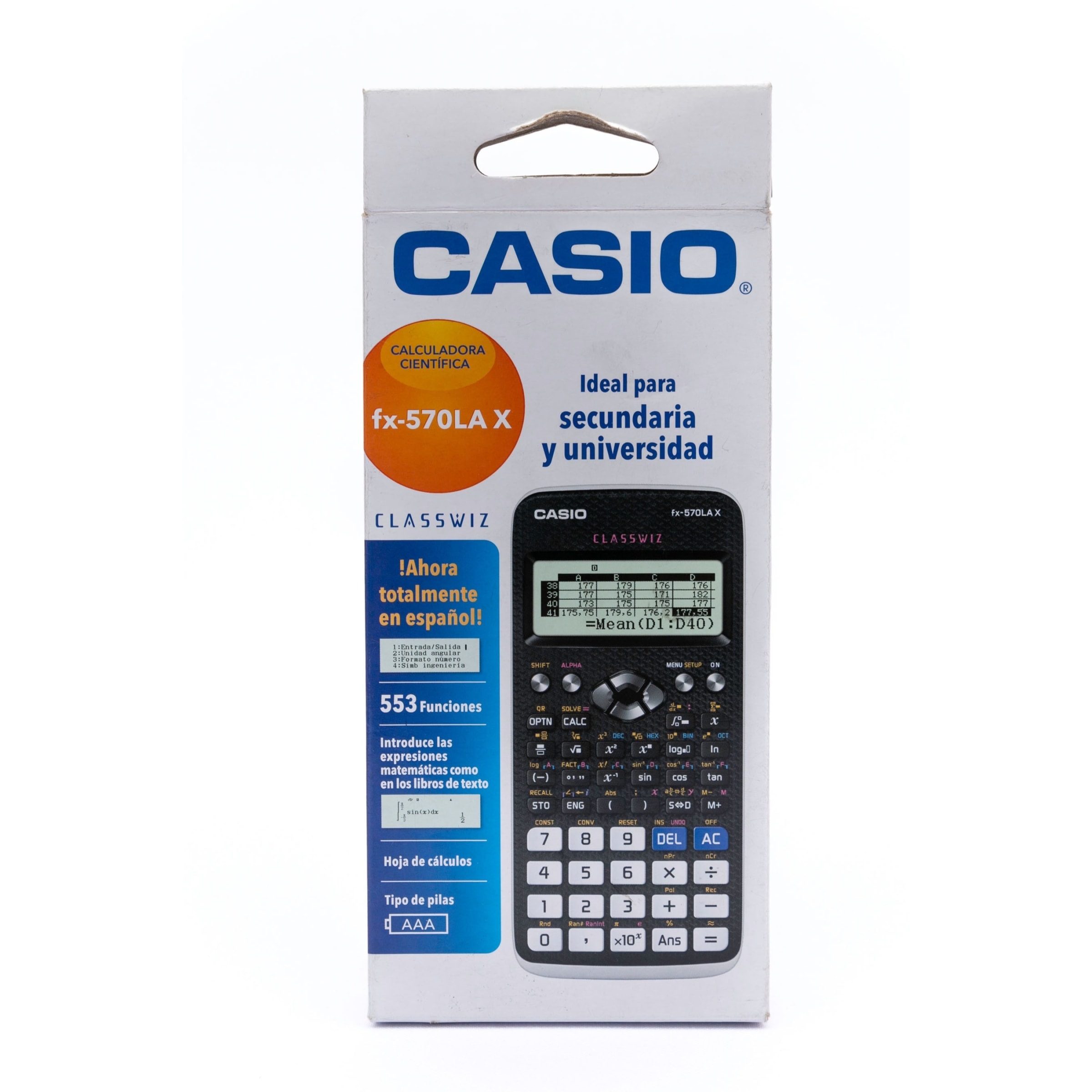 Calculadora Casio 570LA X TECNO E-SIM Tienda de Tecnología y