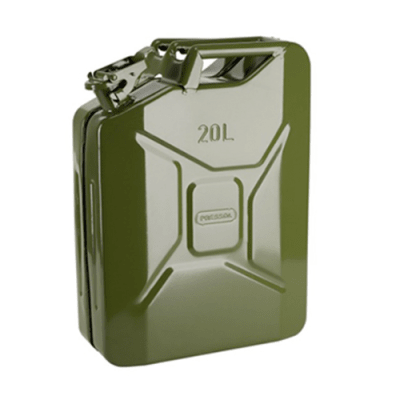 Bidon Metalico Verde 20 Lt. - bidon gasolina1