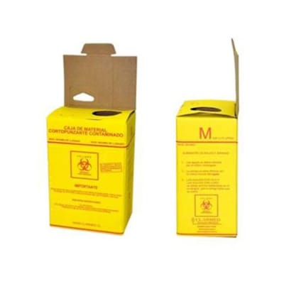 Caja Corto Punzante carton M - 3 LT