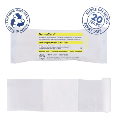 Venda Elástica con Apósito Dermacare Estéril 20 años CE1