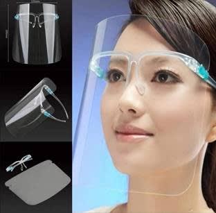 Mascara protector facial de gafas - transparente