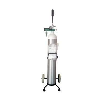 Kit de oxigeno tipo E con regulador compacto