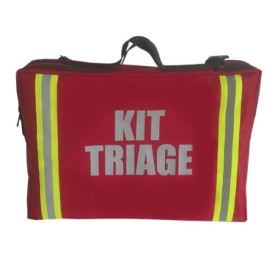 Kit de Gestión de Catastrofe c/bolso de transporte-incluye: 4 Lonas 2x2 mts (1 verde 1 amarilla 1 ro