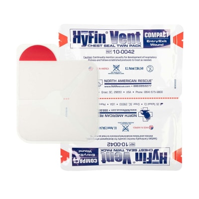 Parche Neumotorax HyFin Vent Doble Compacto