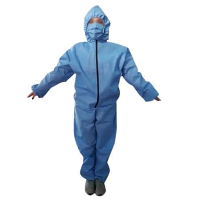 Overol SMS con capucha unisex - Talla estándar (M/L) celeste