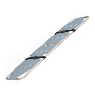 Tabla aluminio plegable con correas de sujeción1