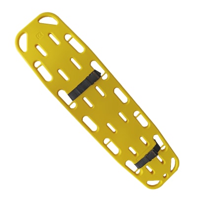 Tabla espinal plástica - correas de sujeción - terrestre / acuática Pediátrica