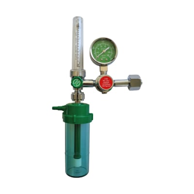 Regulador Oxigeno con Flujometro de Columna