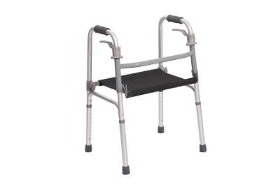 Andador Articulado Plegable con Asiento de Lona