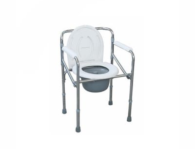 Baño Portatil Cromado Blanco