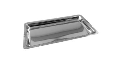 Bandeja Acero Inoxidable Lisa 20x10x1,5 cm