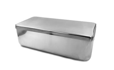 Caja Acero Inoxidable con Tapa 30 x 15 x 10cm
