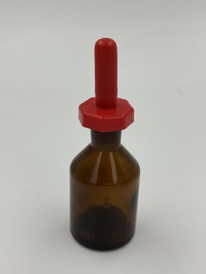 Frasco Gotario Ámbar con Pipeta 60 ml