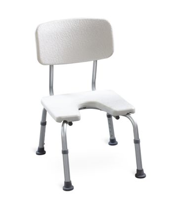 Silla para ducha con rebaje genital en U