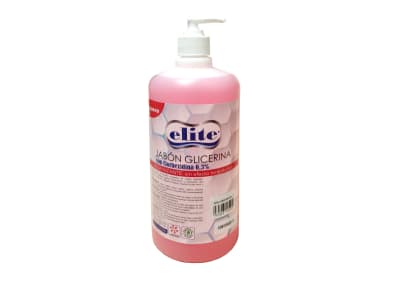 Jabón Glicerina con Clorhexidina 0,3% Elite 1 Lt
