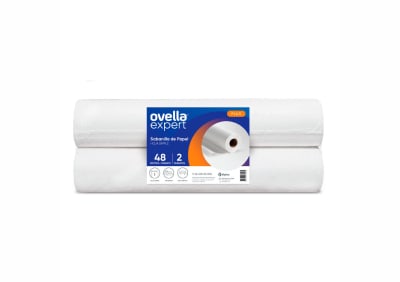 Sabanilla de Papel Ovella Plus 48 mts pack x2 rollos