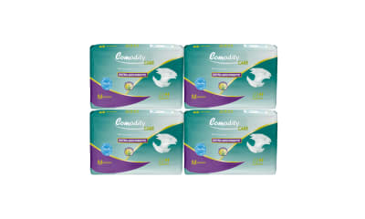 Pañal Comodity Care Adulto M x22 uds, Manga x4 Paq.