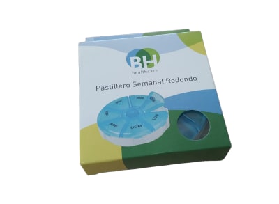 Pastillero Semanal Redondo 