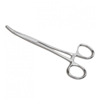 Pinza Hemostática Kelly Curva H&S 14 cm