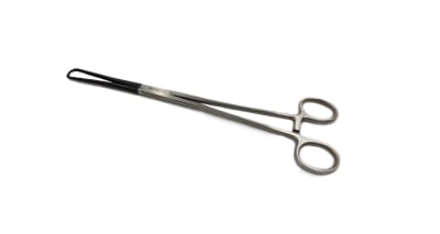 Pinza Pozzi para Cuello Uterino Recubierta 25 cm H&S