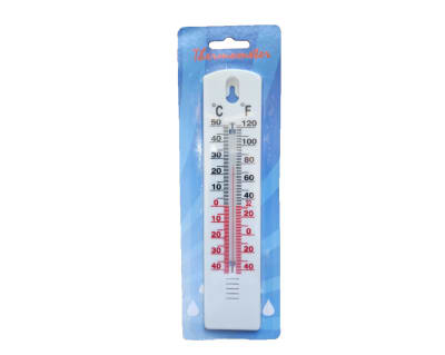 Termometro Ambiental Alcohol Rojo -40º +50º C