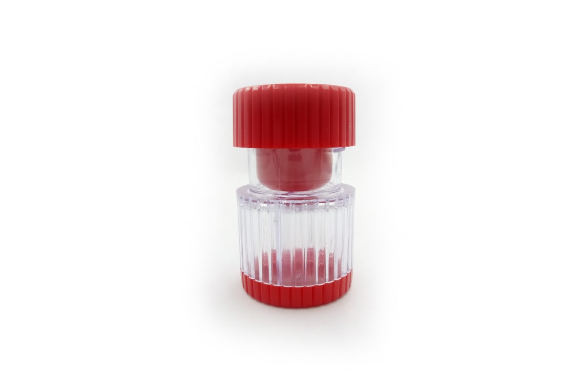 Moledor de Pastilla Tapa rosca roja 1