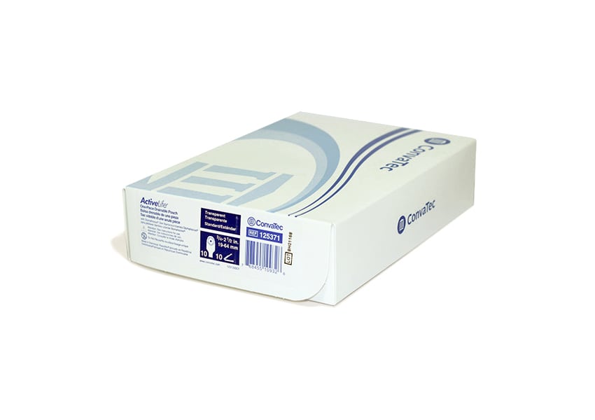 Bolsa Colostomia Convatec ActiveLife® Transparente 19-64mm cod: 125371 pack caj. x10ud.1