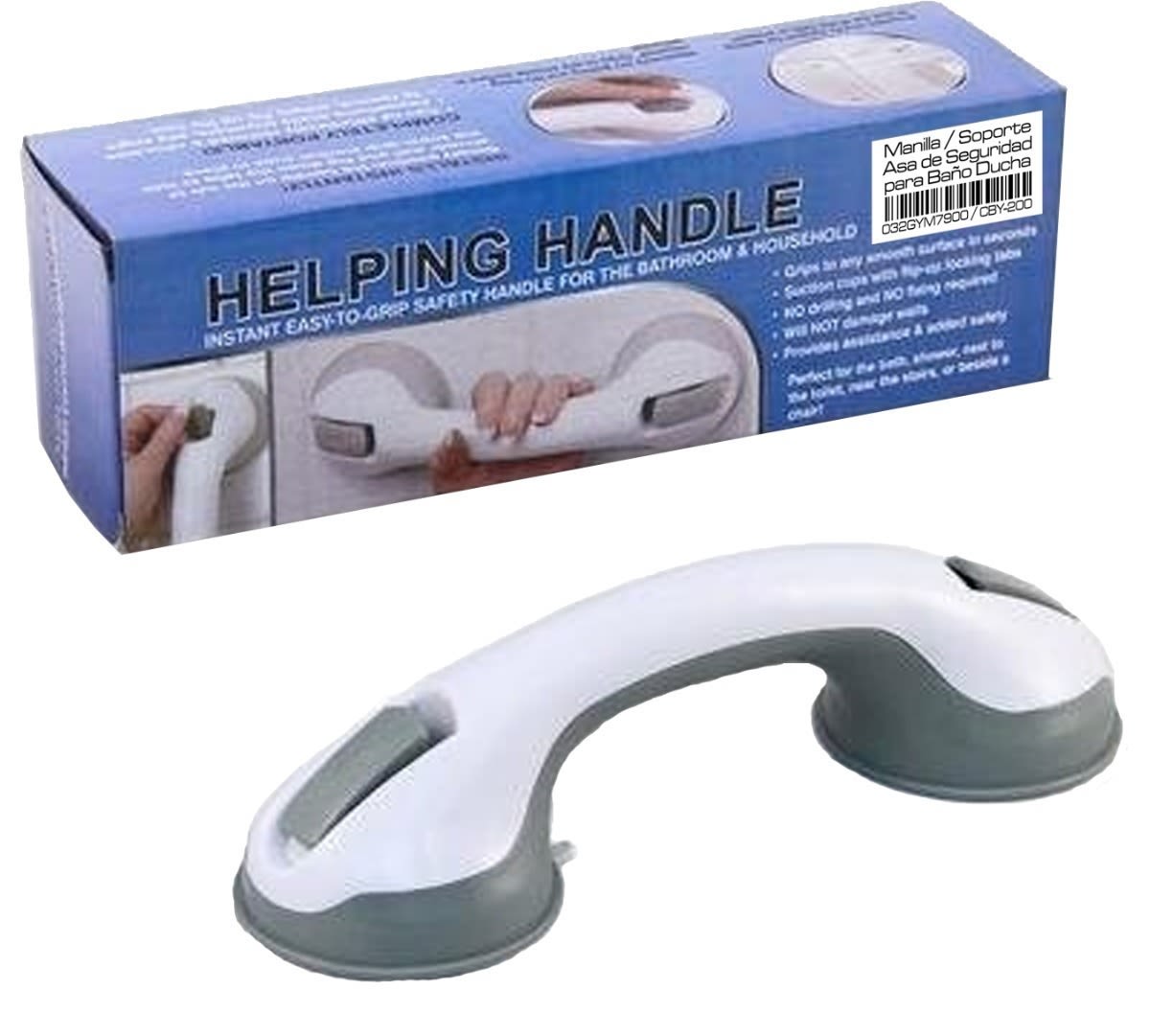 Barra de baño c/ventosa Helping Handle1