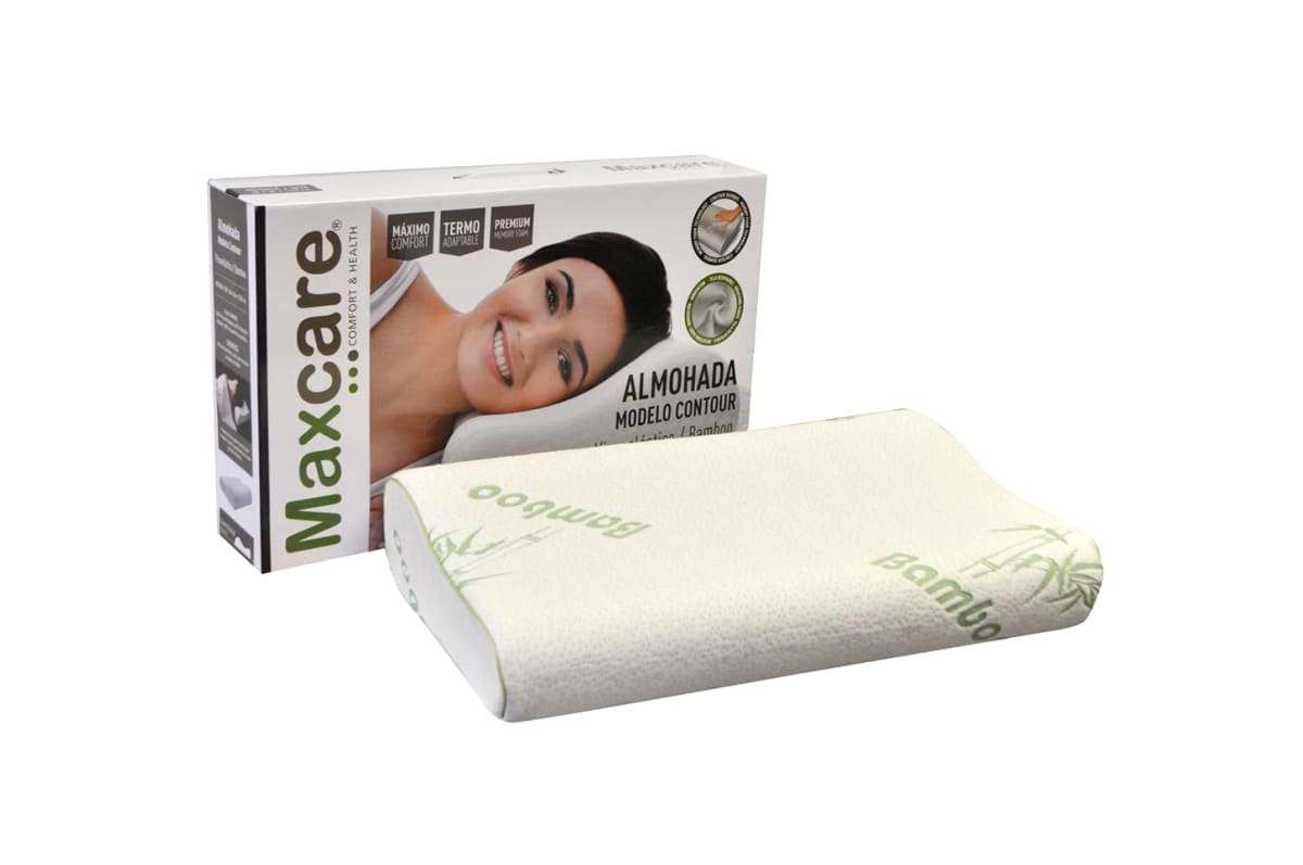 Almohada Viscoelástica/Bamboo Modelo Contour Maxcare AVC010 (60x30x10/7cm)1