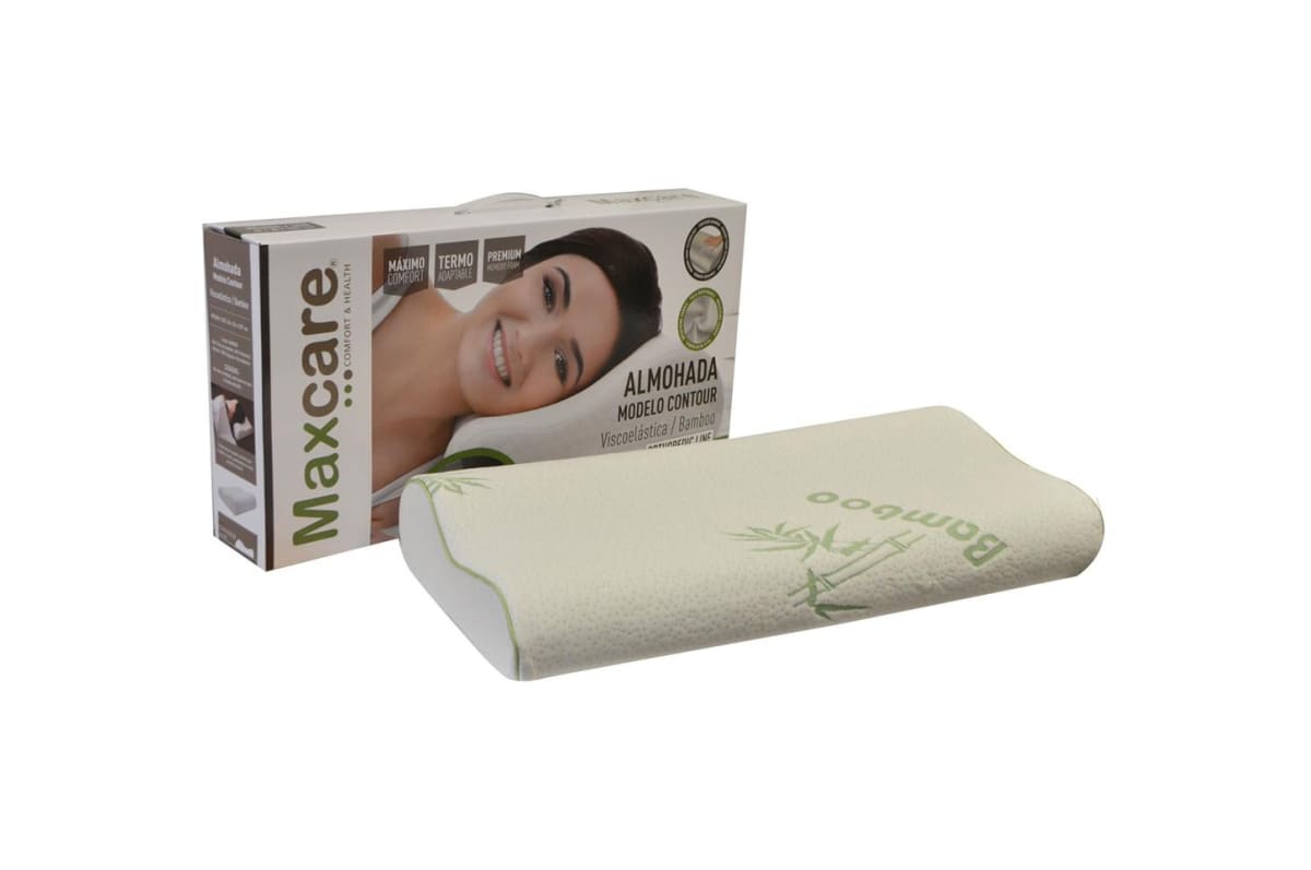 Almohada Viscoelástica/Bamboo Modelo Contour Maxcare AVC020 (60x30x12/8)1